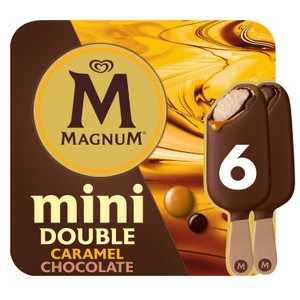 Magnum Mini Double Chocolate & Double Caramel Ice Cream Sticks