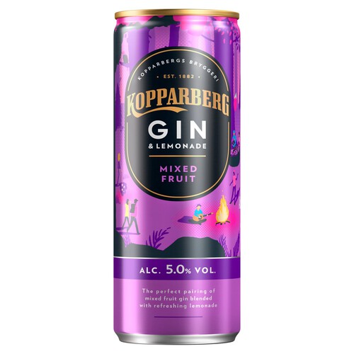 Kopparberg Mixed Fruit Gin & Lemonade 