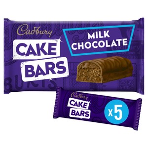 Cadbury Milk Chocolate Cake Bars Multipack Snack 5pk