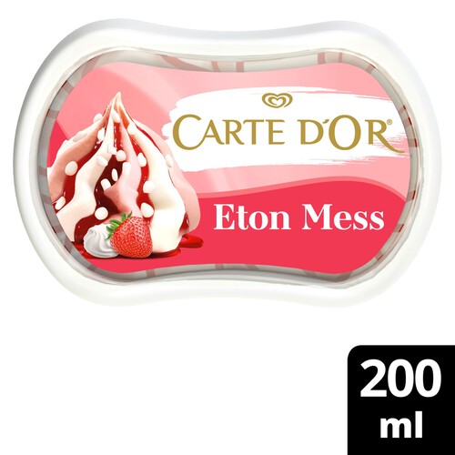 Carte D'Or Mini Indulgence Eton Mess Ice Cream Dessert Tub