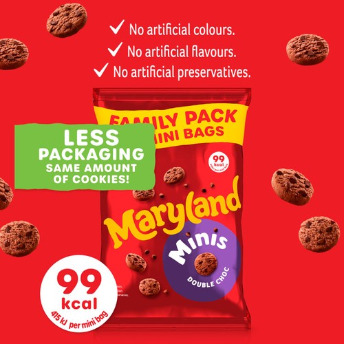 Maryland Cookies Minis Double Chocolate 10 Multipacks