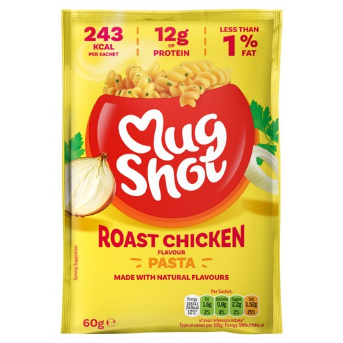 Mug Shot Roast Chicken Pasta Snack   60g