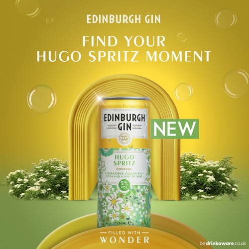 Edinburgh Gin Hugo Spritz 5% Cocktail 250cl