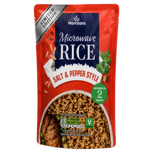 Morrisons Salt & Pepper Micro Rice 250g