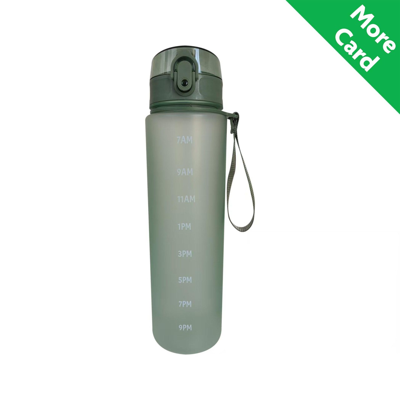 Nutmeg Home 1l Tracker Bottle Sage Green