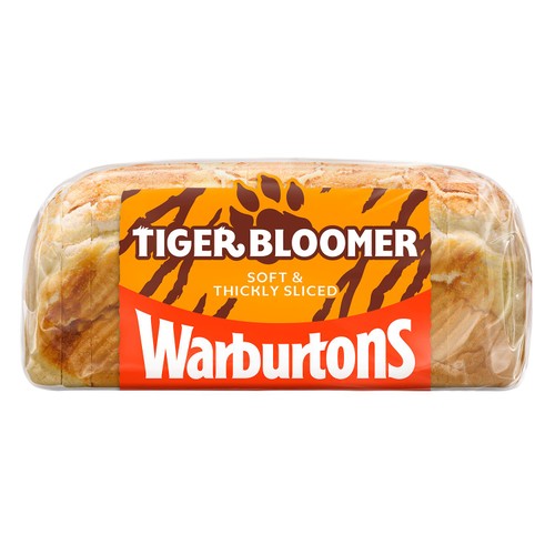 Warburtons Tiger Bloomer White Bread   600g