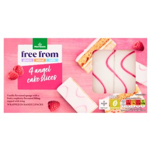 Morrisons Free From Angel Cake Slices