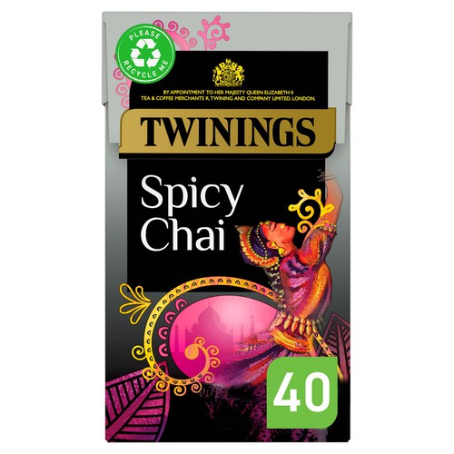 Twinings Spicy Chai 40 Tea Bags