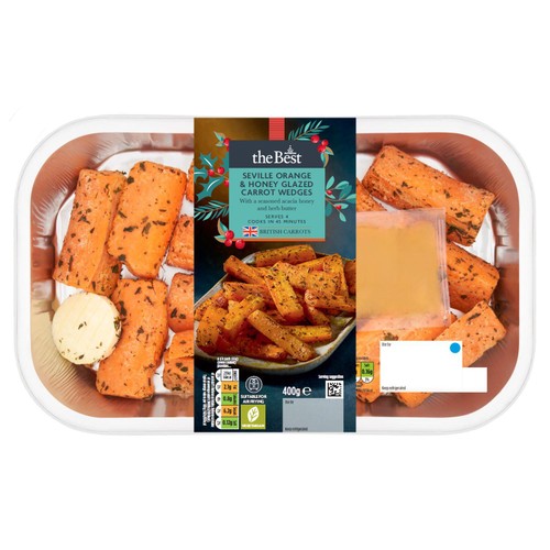Morrisons The Best Seville Orange & Honey Glazed Carrot Wedges 400g