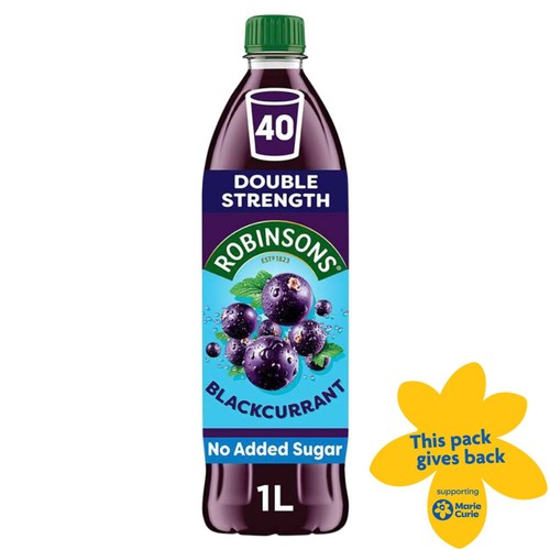 Robinsons Double Strength Blackcurrant Squash