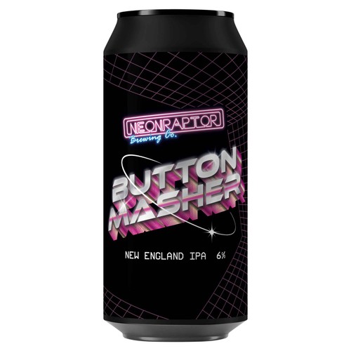 Neon Raptor Button Masher Hazy Ipa 6% Abv