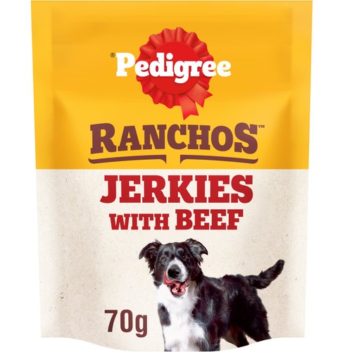 Pedigree Ranchos Jerkies With Beef
