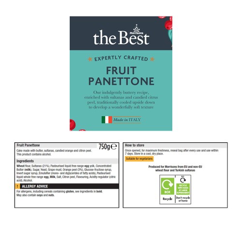 Morrisons The Best Classic Panettone 750g