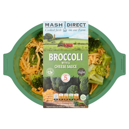 Mash Direct Broccoli With A Cheese Sauce