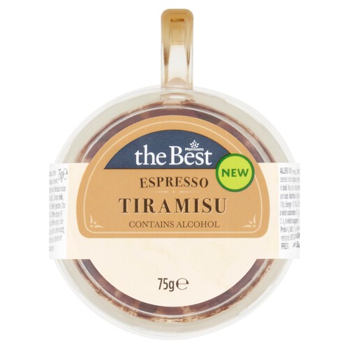 Morrisons The Best Espresso Tiramisu Contains Alcohol