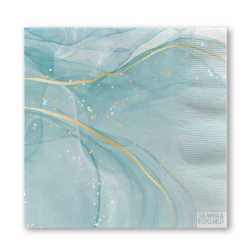 Nutmeg Home Blue Marble Napkins