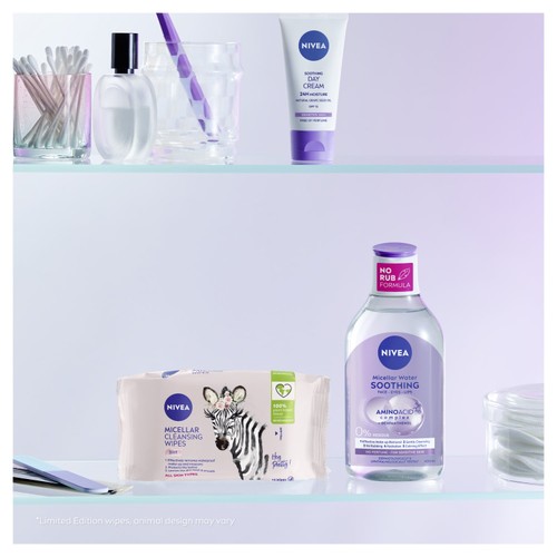 NIVEA Micellar Biodegradable Cleansing Face Wipes 