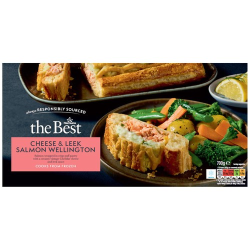 Morrisons The Best Cheese & Leek Salmon Wellington 700g