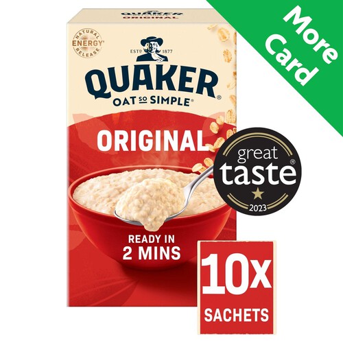 Quaker Oat So Simple Original Porridge Sachets