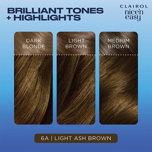 Nice 'N Easy Permanent Colour 6A Natural Light Ash Brown (114) Hair Dye