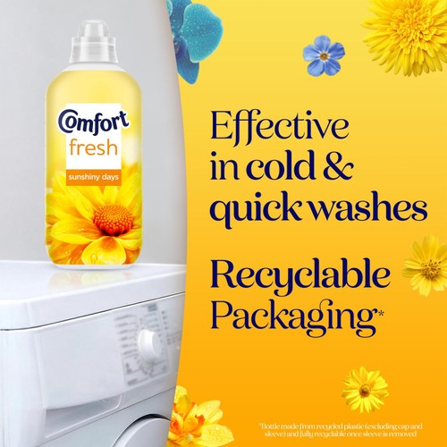 Comfort Fresh Sunshiny Days Fabric Conditioner 52 Washes