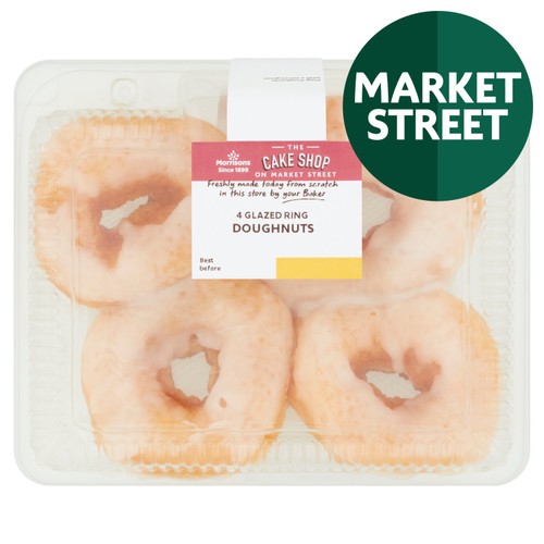 Morrisons Glazed Ring Doughnuts