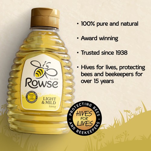Rowse Light & Mild Honey 