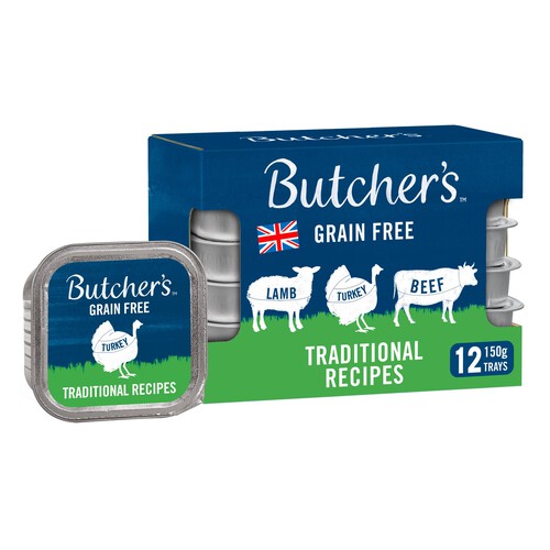 Butcher's Grain Free Traditional Recipes Dog Food Trays