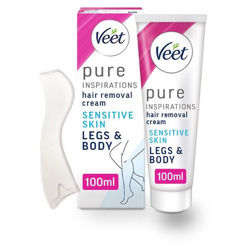 Veet Pure Hair Removal Cream Legs & Body Sensitive 100ml
