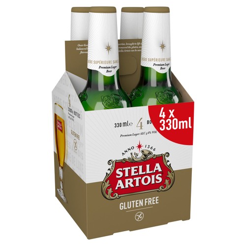 Stella Artois Gluten Free 4x330ml