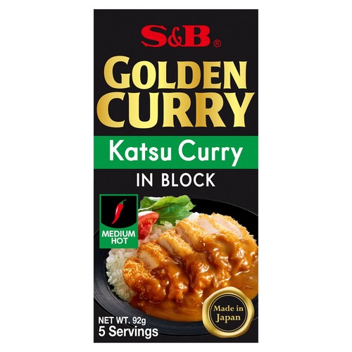 S&B golden katsu curry sauce mix