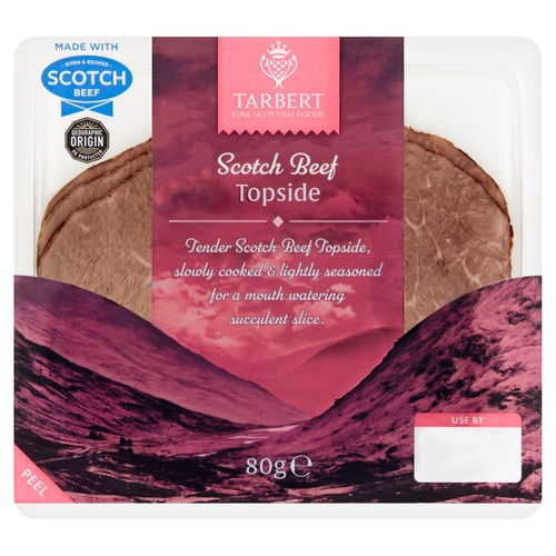 Tarbert Roast Beef Topside 80g