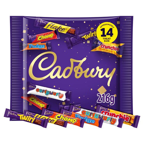 Cadbury Family Favourites Chocolate Bars Treatsize Bags