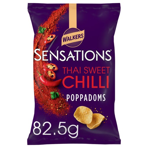 Sensations Thai Sweet Chilli Poppadoms 82.5G