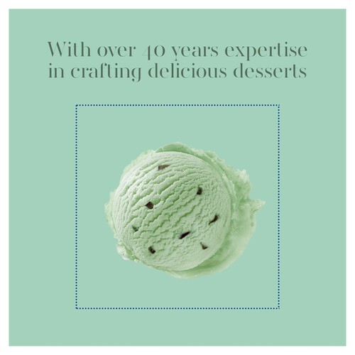 Carte D'Or Refreshing Mint Choc Chip Ice Cream Dessert 