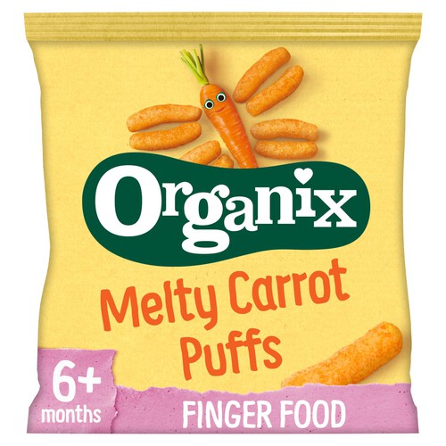  Organix Melty Carrot Puffs 6+ Months 