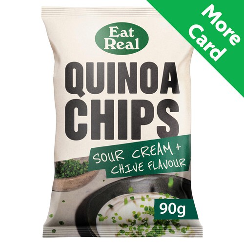 Eat Real Sour Cream and Chive Quinoa Chips 