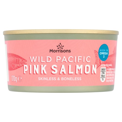 Morrisons skinned boned pink salmon