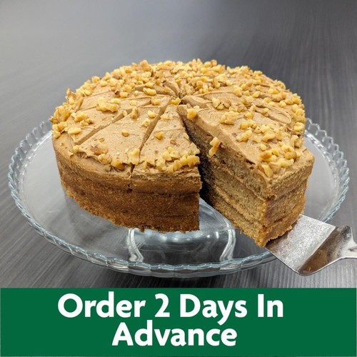 Whole Coffee And Walnut Cake (14 Slices)   FTO