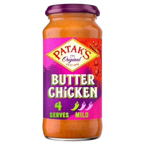 Patak's Butter Chicken Indian Curry Cooking Sauce 450g