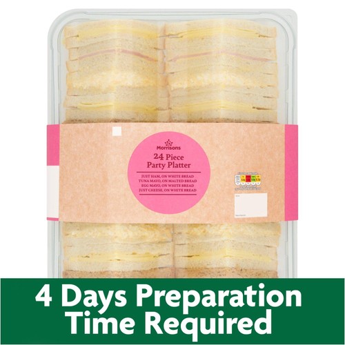 Party Sandwich Platter (24 Pieces) - Eat On Same Day FTO