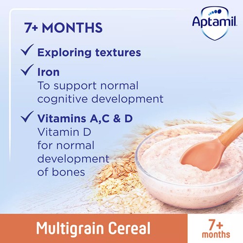 Aptamil Multigrain Porridge Baby Cereal 7+ Months   200g