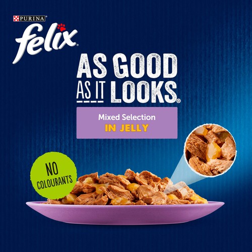 Felix As Good As It Looks Mixed Selection in Jelly Wet Cat Food