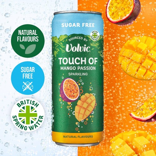 Volvic Touch Of Mango Passion Sparkling Flavoured Water