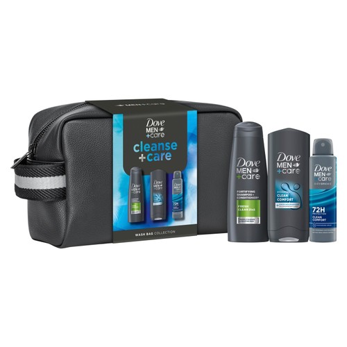 Dove Men Care Cleansecare With Bag Collagen Advanced Gift Set