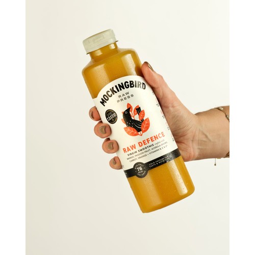 Mockingbird Raw Defence, Mango, Passion Fruit, Carrot with Vitamins   750ml
