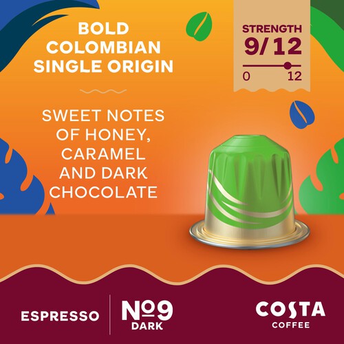 Costa Coffee Colombian Espresso Capsules 