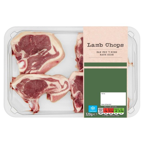 Morrisons Lamb Chops 320g