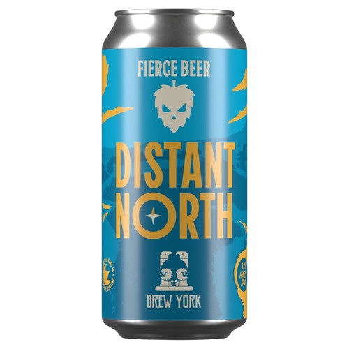 Fierce Beer Distant North Brew York Hazy IPA 440ml