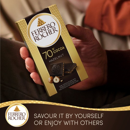 Ferrero Rocher Block 70% Dark Chocolate 